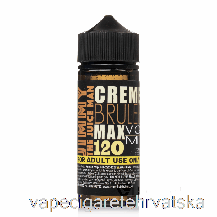 Vape Cigarete Creme Brulee - Sok Jimmy - 120 Ml 0 Mg